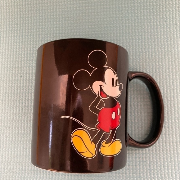 Disney Mickey Mouse Black Red Coffee Cup Mug Ceramic Collectible. - Picture 3 of 5